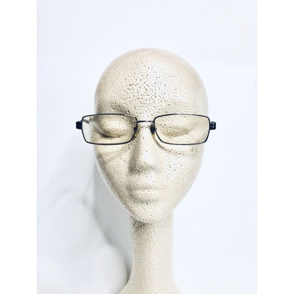 Versace Silver Metal Rectangular Glasses w Tortoise Temples Italy MOD 53 16 135 - Picture 9 of 11